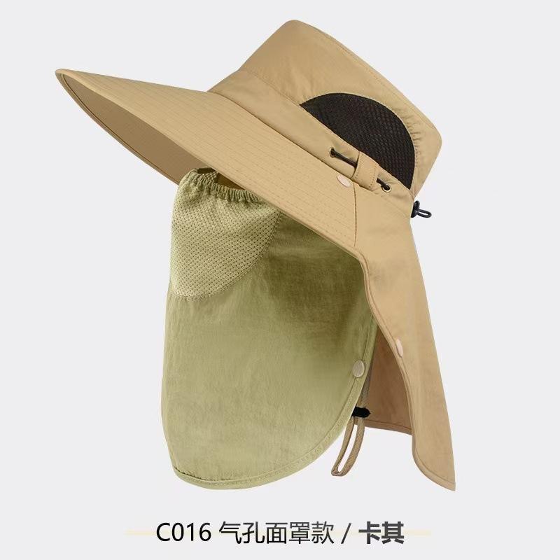 New Outdoor Summer Sun Protection Hat, UV Protection Bucket Hat Women's High-end Sense Hat Direct Supply
