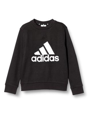 [Adidas] Mikina Detská Tréningová Mikina Čierna Biela (GN4029) Ekvivalent japonskej veľkosti 130