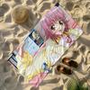 Comic Shugo Chara Towel Yoga Gym Yoga Gym Lightweight Portable for Swimming Beach Travel Sports Accessories Sandproof
