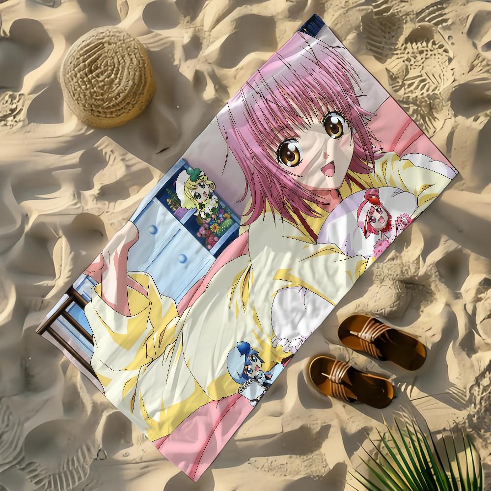 Comic Shugo Chara Towel Yoga Gym Yoga Gym Lightweight Portable for Swimming Beach Travel Sports Accessories Sandproof
