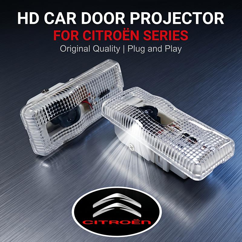 2pcs HD Led Welcome Light Car Door Projector Lamps Car Accessories for Citroen C4 C3 C5 C1 DS3 DS5 DS4 Berlingo Jumper ZX Xsara 2 Spacetourer Numero 9