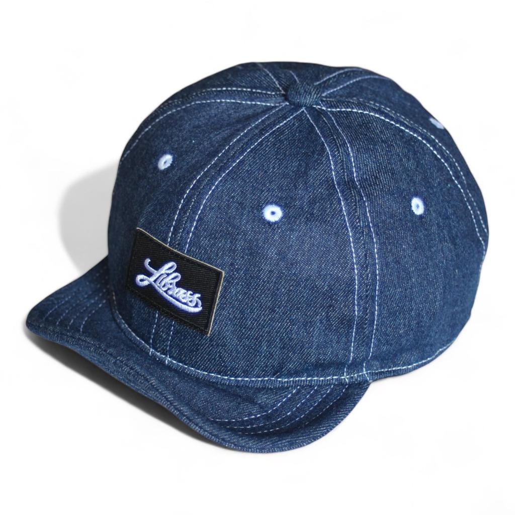 Librass Denim Umpire Short Deep Baseball Outdoor Cap for Men and Women Cap, Brim, Cap,