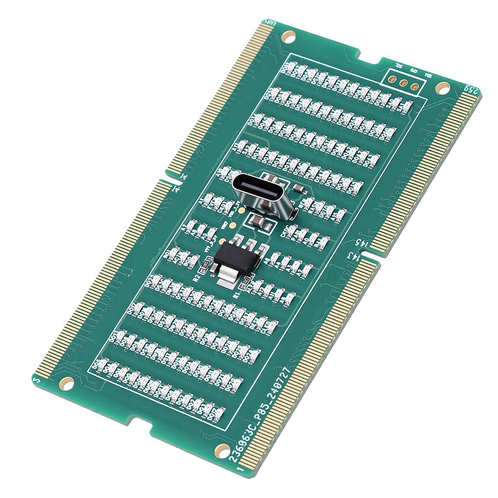 DDR4 Laptop Motherboard Memory Slot Tester with LED Indicator Lights for Easy Troubleshooting