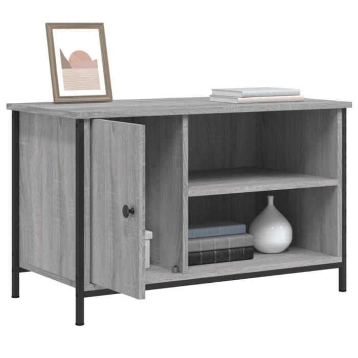 VidaXL Meuble TV Sonoma gris 80x40x50 cm Bois d'ingénierie 832771