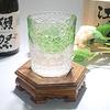 Edo Kiriko Handgeschnitztes Kristall-Whiskyglas