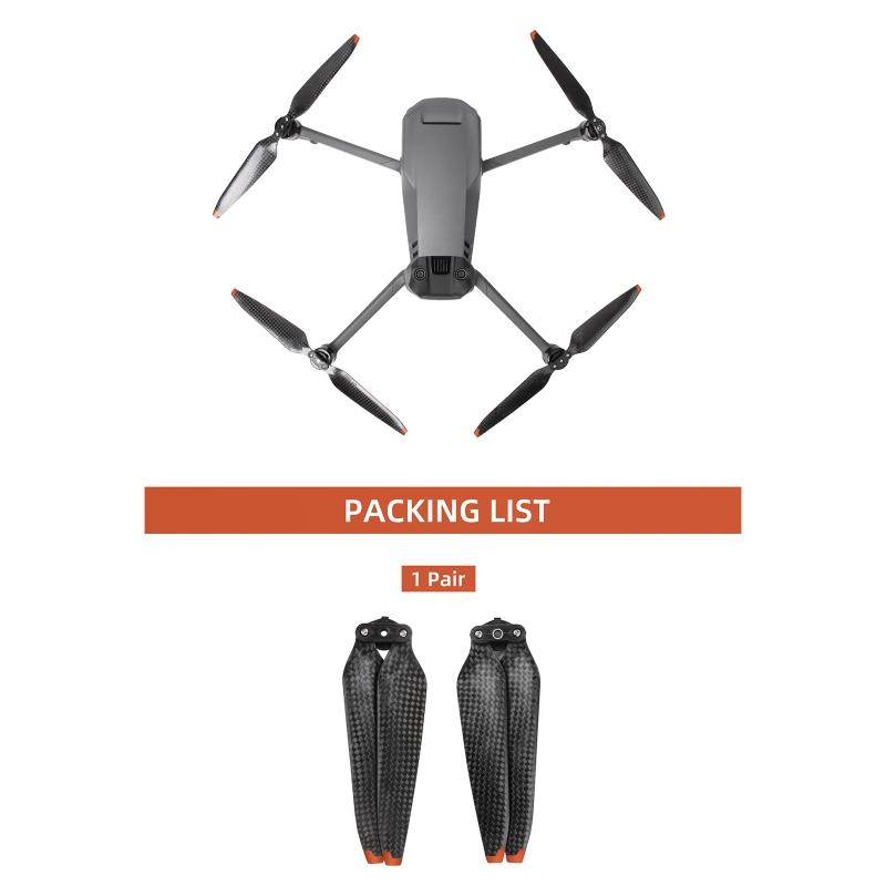 2 Pairs 9453F Quick Release Propellers Low Noise Carbon Fiber Folding Props E Drone Wing Accessory for  for  3