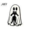 Kids Room Wall Hooks Halloween Ghost Cat Wooden Hanging Hook for Keys Hats, Decorative Black Entryway Organizer Hanger, Cute Home Living Bedroom
