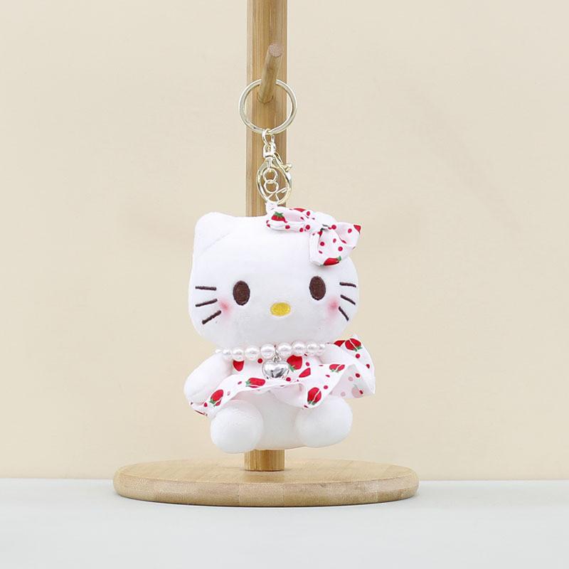 Stylish And Cozy Kt Cat Plush Keychain With Adorable Features For Cat Lovers Collectors And