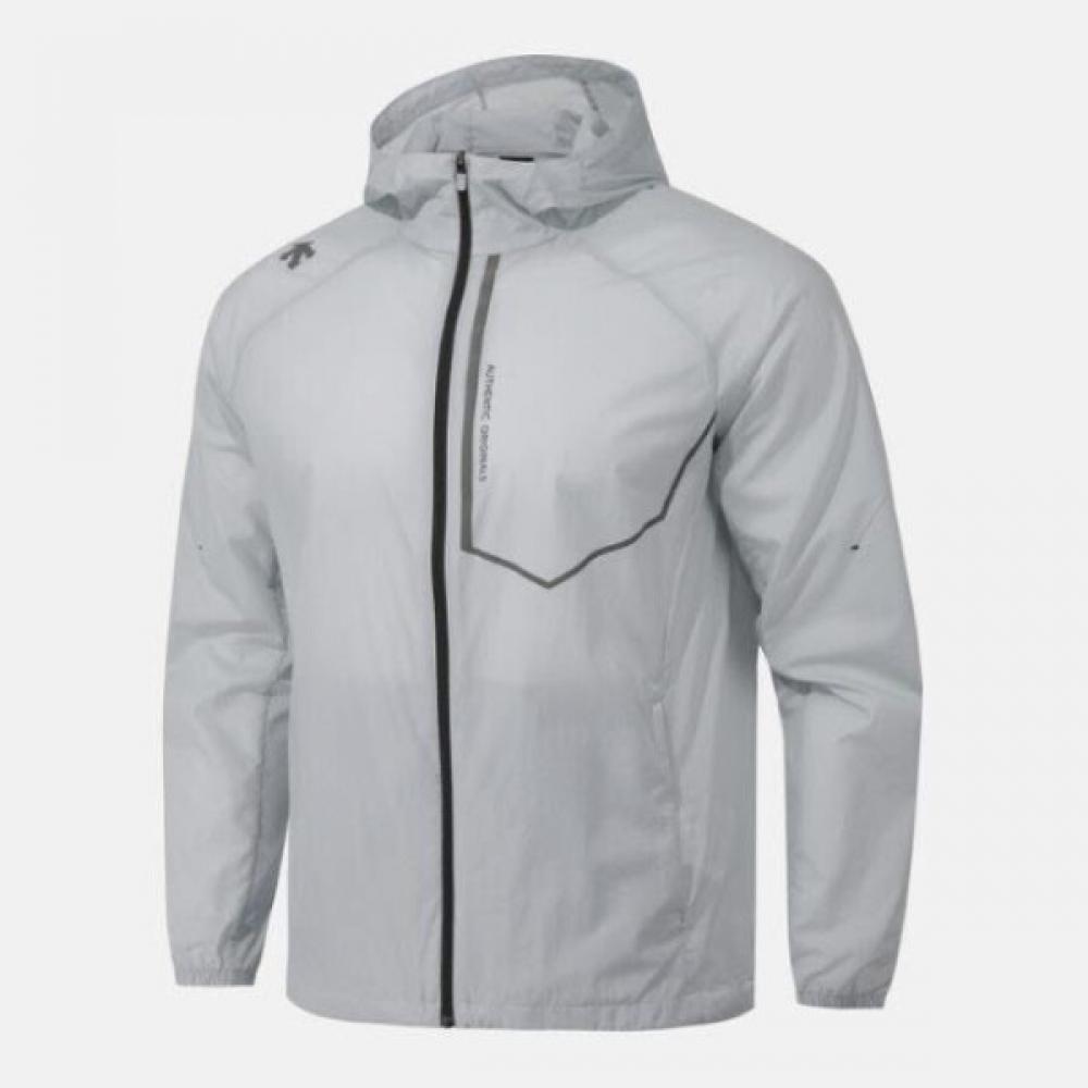 

Descente Windproof Cqk Sq123rwb31 Gry Running Flight Jacket Gray 100