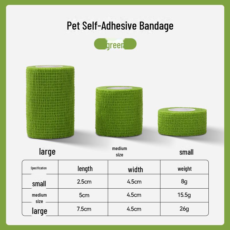 Hand-Tear Pet Bandage: Lightweight, Breathable Foot Protection for Dogs Outdoors