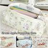 Cartoon Cute Puppy Pencil Case Canvas Large Capacity Pen Bags Stationery Bag School Supplies