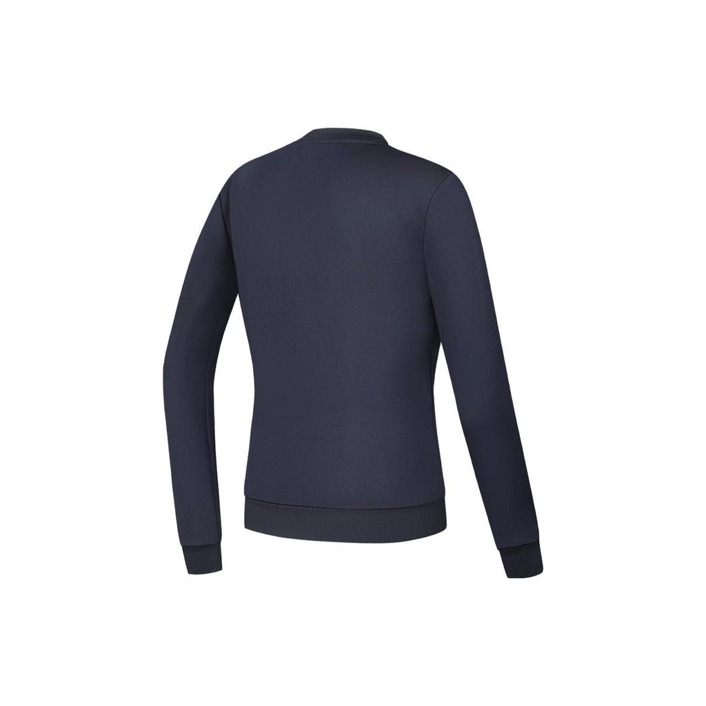 Fila Letter Print Fitness Pullover Sweatshirt Women Sweatshirt Dark-Blue A11W411209F-NV