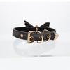 PU leather necklace choker choker soap butterfly handmade accessory collar choker bell chain halterneck