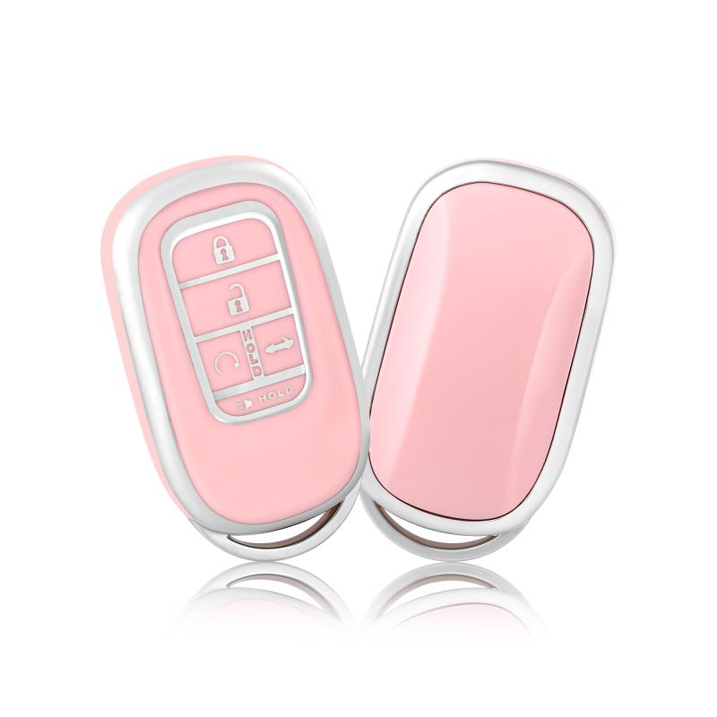 

Car Flip Key Case Shell Cover For Honda CRV CR-V Fit Civic Accord HR-V HRV City Odyssey XR-V Shell Holder Protector keychain