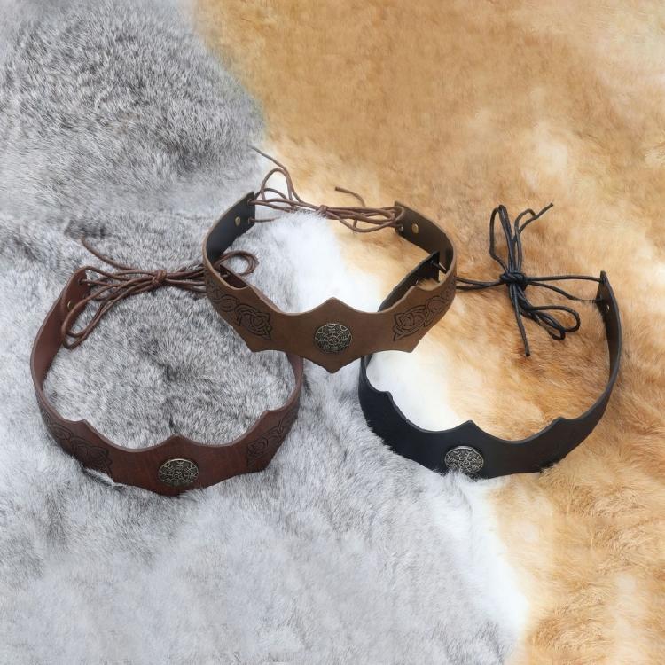 Multipurpose Role Play Accessory Men Headband Fashion Cosplay Decors for Costume Event and Historical Festivals