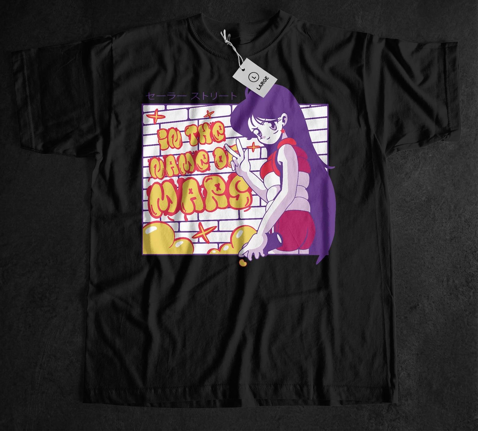 Unisex 90s Anime Tee, Retro Shojo Manga Shirt, Japanese Magic Girl Top, Otaku Fan Present, Vintage Animation Clothing, Gift for Daughter 160