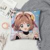 Anime C-Cardcaptor S-Sakura Pillow Case Sofa Decorative Home Double-sided Printing Short Plush Cushion Cover Throw Pillow Cover