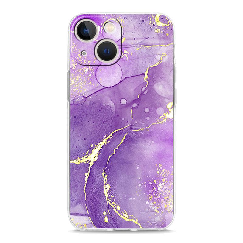 Priehľadný kryt na telefón pre iPhone 17 16 15 14 13 12 11 Pro Max Plus 17 AIR Nárazuvzdorný mäkký TPU obal Vintage mramorový Capas