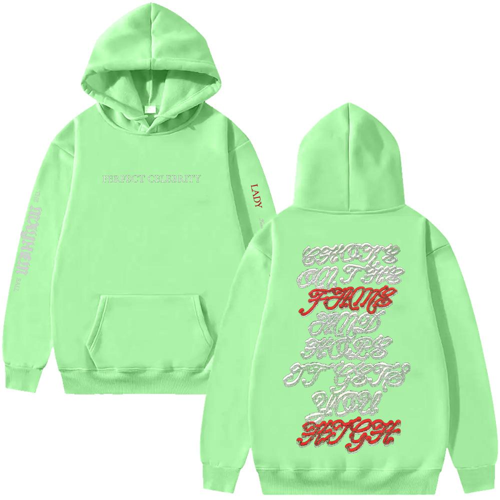 Perfect Celebrity Hoodie Lady Gaga Merch Hoody Men Women's Clothing Fashion Aesthetic Sweatshirt Casual High Street Sweatshirts