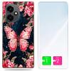 Etui Do Honor X7D / 400 Smart Obudowa Foto Case Plecki Motyl + Szkło 9H