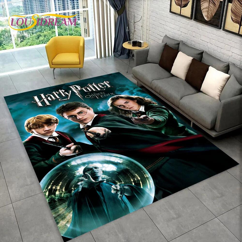 

Classics 3D H-Harry Magic School Flag Carpet Rug for Home Living Room Bedroom Sofa Doormat Decor,kid Area Rug Non-slip Floor Mat 40x60cm
