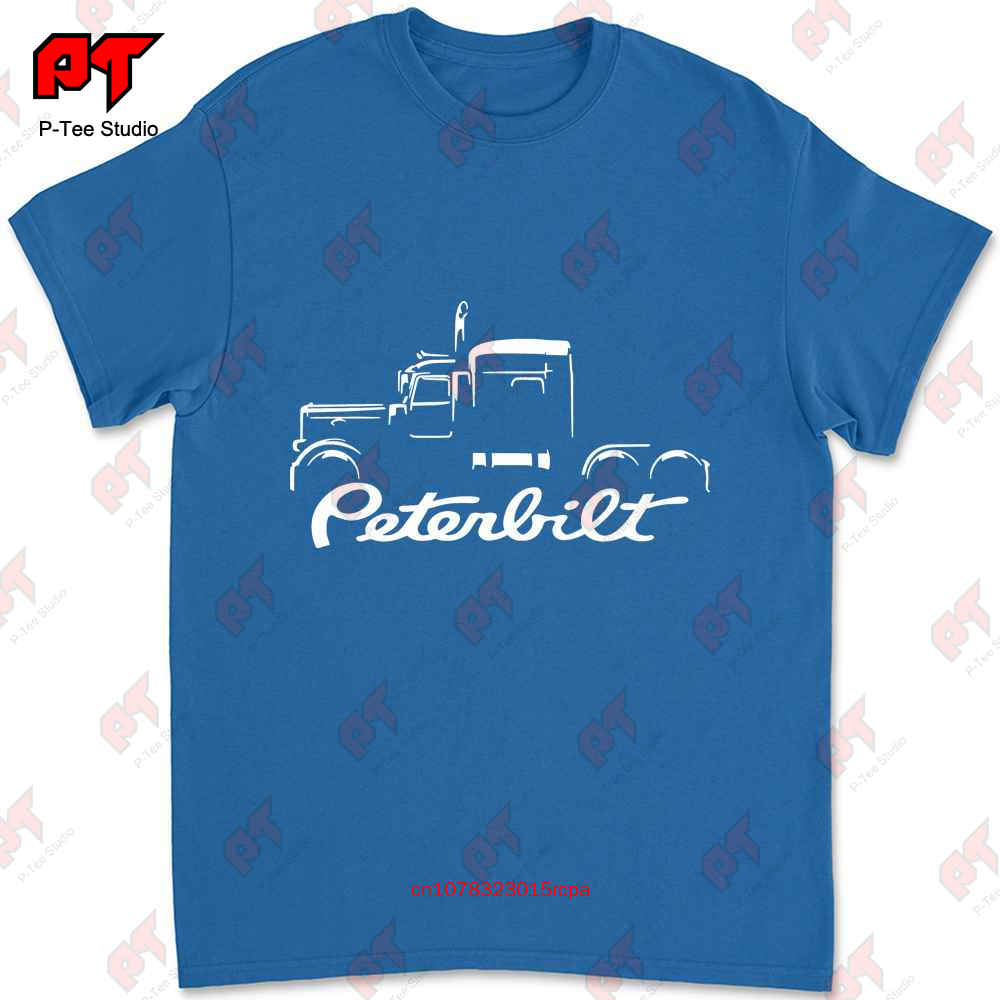 

Футболка Peterbilt 389 Класичний дизайн вантажівки Нова CIS4 L