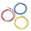 3pcs 150cm Refrigerant Charging Hose Air Conditioner Charging Hose 1 4in Fits for R12 R22 R502 Refrigerants Blue Red