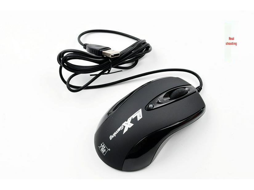 Lisheng LX-305 CF Variable Speed Gaming Mouse: Matte Finish, Wired USB, Optimized for Warcraft and LOL
