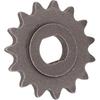 25H 15T Steel Sprocket with H Hole Design, Replacement for MY1020 MY1016 MY1018 Motor, Optimal Power Transmission