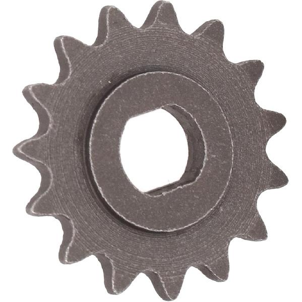 25H 15T Steel Sprocket with H Hole Design, Replacement for MY1020 MY1016 MY1018 Motor, Optimal Power Transmission