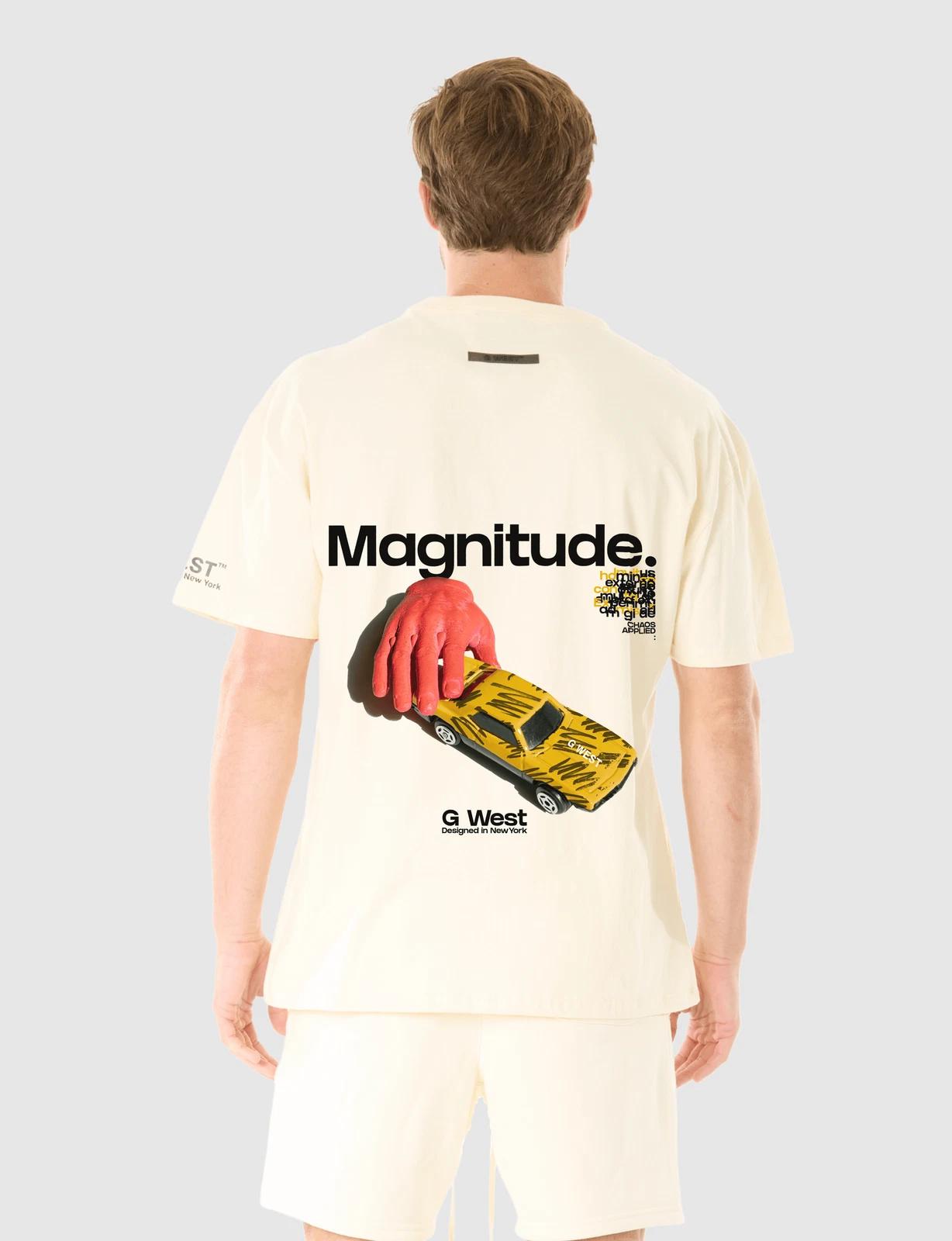 G WEST MAGNITUDE T-SHIRT - CLOUD CREAM XL