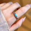 Hollow Out Ethnic Style Ring Hollow Pattern Irregular Opening Ring Vintage Ring  Popular Jewelry