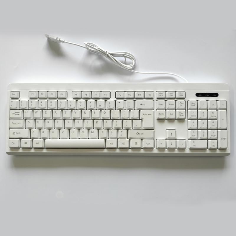 USB Multi-Language Wired Desktop Membrane Keyboard