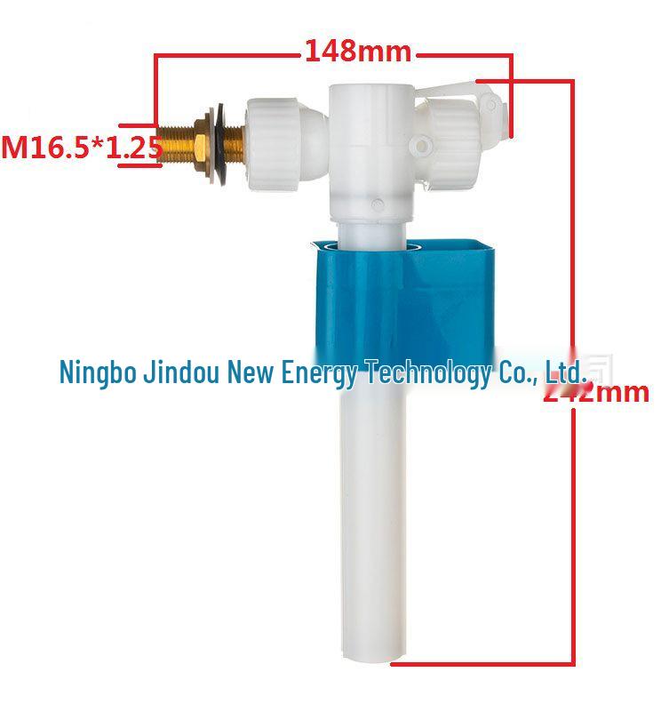 Concealed Toilet Fill Valve with Copper Thread Side Inlet