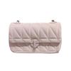 Niche High-end Chain Women's Bag High Quality Diamond Lattice One-shoulder Crossbody Bag Commuting Underarm Compact Square Bag