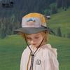 Children's hats spring and summer outdoor sunscreen hats boys and girls big brim sun hat quick-drying waterproof thin bucket hat