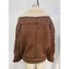 Women European Fashion Loose Warm Vintage Lamb Wool Winter Coat