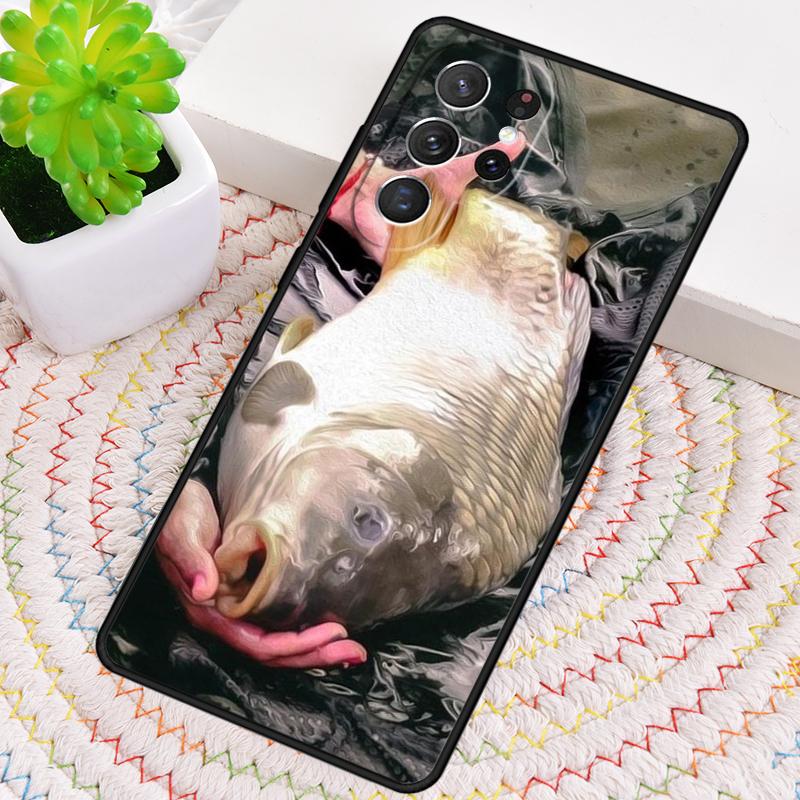 Fish Fishing Carp Phone Case for Samsung Galaxy Note 10 Pro S26 Ultra S23 S24 FE S25 S21 S22 PLUS Shockproof Cove