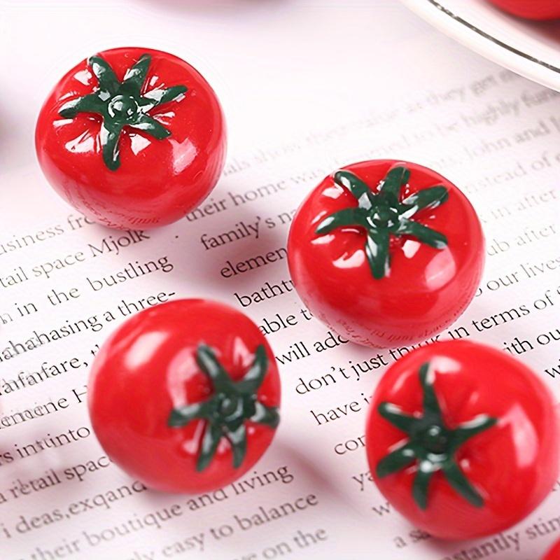

10 шт. DIY Мини-модель томата, украшения, DIY аксессуары, художественные ремесла, украшения для дома, идеальные ювелирные изделия своими руками, художественные ремесла 10pcs
