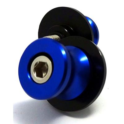 MAXIMASELECT Universal Swing Arm M8 Bolt Aluminum Rear 0.3 Inch (8 Mm) Blue Stand