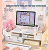 Office Desktop Monitor Riser with Drawer Storage