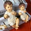 Baby-Figur Klassische Wohnkultur Harz Weihnachten Krippe Jesus-Statuette für Schreibtisch