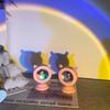 Projector Night Light Multi-purpose High Transmittance Adorable Sunset Background Projection Atmosphere Lamp for Bedroom