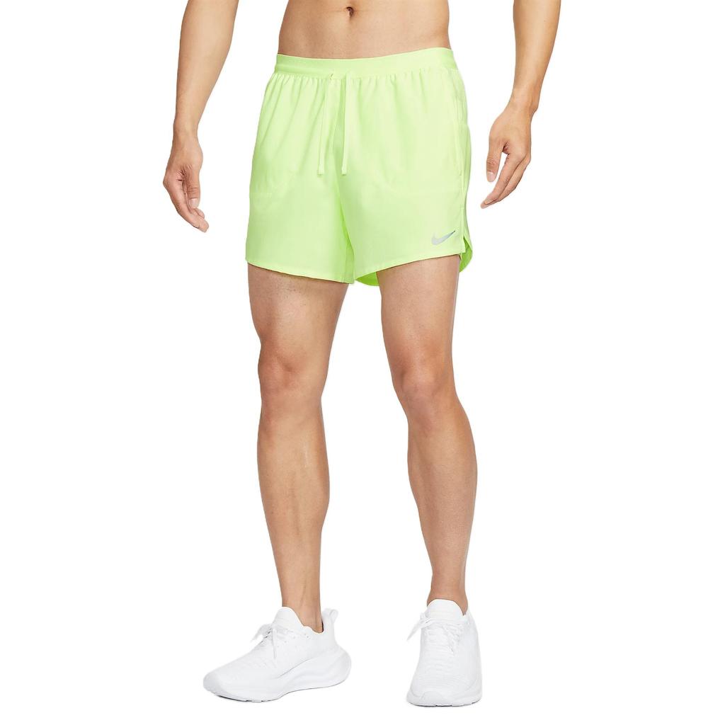 Nike Dri-Fit Two-In-One Comfortable Quick-Dry Casual Versatile Sports Shorts Men shorts Light-Yellow-Green FN2993701