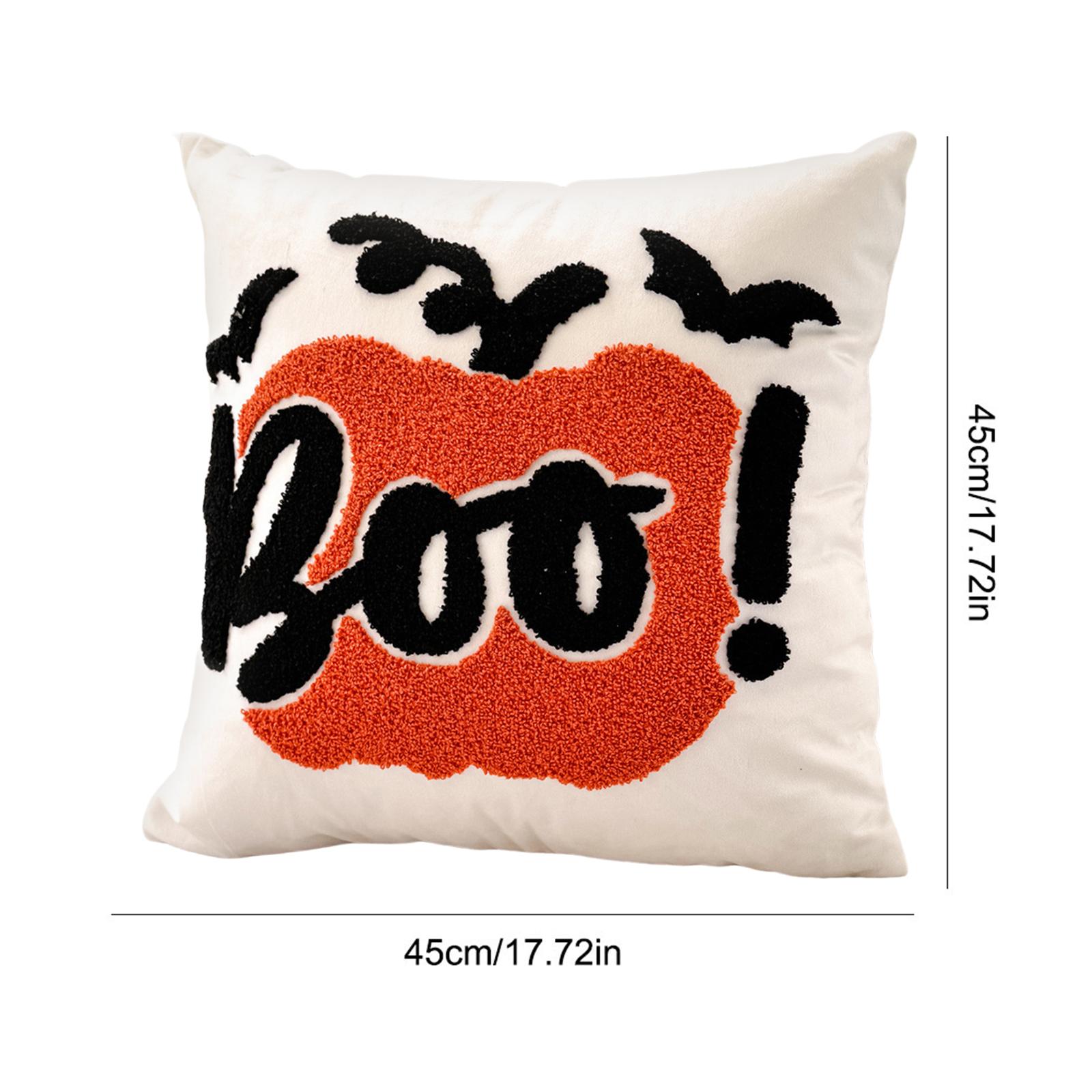 

Halloween Throw Pillow Covers 18x18 Inch Orange Pumpkin Throw Cushion Covers Pumpkin Fall Throw Pillow Covers for Sofa Bed Couch