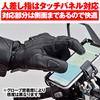 Daytona Motorcycle Gloves Autumn/Winter Genuine Leather (Goat Leather) Waterproof Windproof Carbon Protector Compatible with Smartphones AW Sports Lon