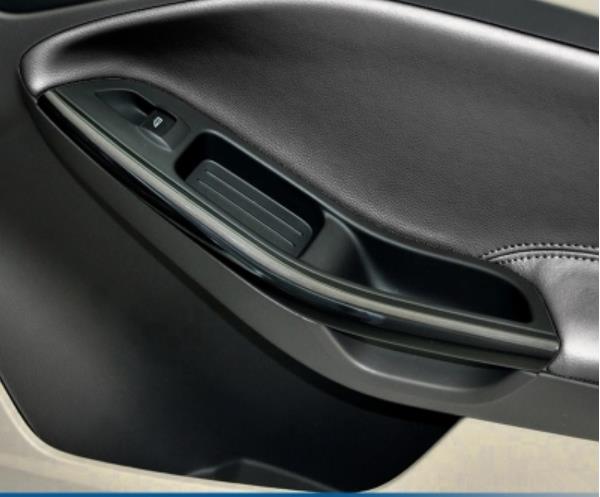 OVCN5 For Ford Focus 2012 13 2014 2015 2016 2017 2018 Microfiber Front /Rear Door Panel Armrest Leather Cover Protective Trim