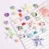 Hand-Painted Ocean Ceramic Beads: Tropical Fish, Starfish, and Seashell Shapes for DIY Jewelry