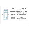 Bearing 10pieces 624RS 4*13*5(mm)