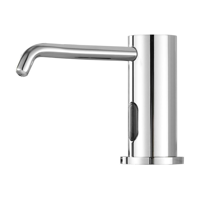 Chrome Plated Deck Mounted Modern Automatic Foaming Soap Dispenser Touchless Infrared Sensor Commercial Pump Hotel Toilet